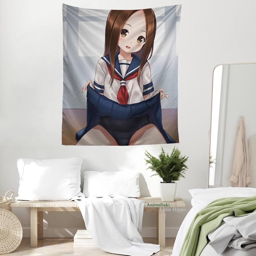 [からかい上手の高木さん]タペストリー おにぎり Amazon.co.jp: AnimeSuki タペストリー からかい上手の高木さん